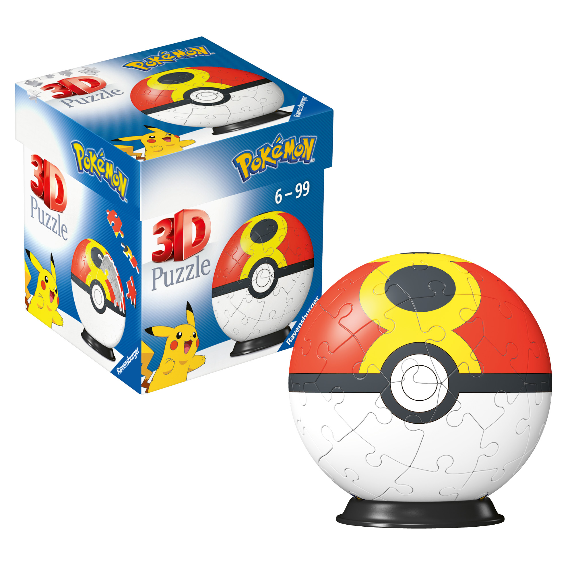   Puzzle-Ball Pokemon Repeat Ball 54 stukjes
