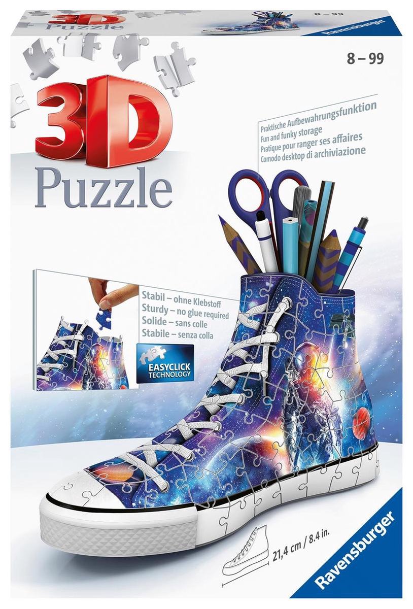   Sneaker Astronauts / Galaxy  - 3D puzzel - 108 stukjes