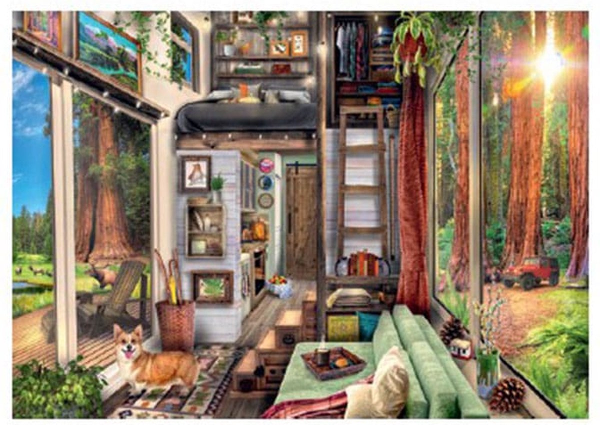   Tiny House puzzel 1000pcs