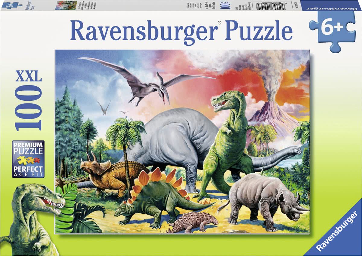 Ravensburger Tussen de dinosauriërs - Puzzel van 100 stukjes