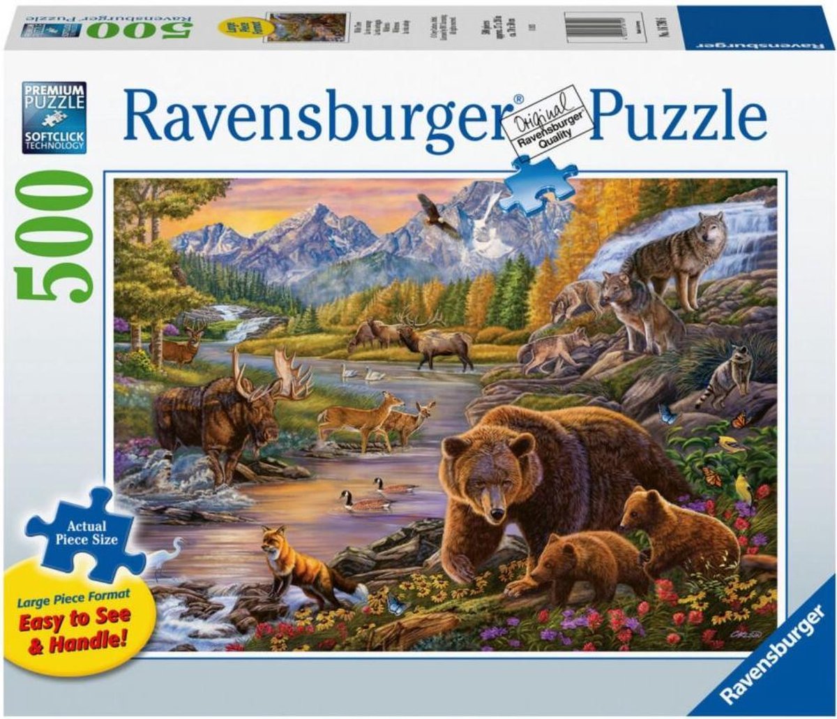 Ravensburger XXL Puzzel Wildernis 500 Stukjes