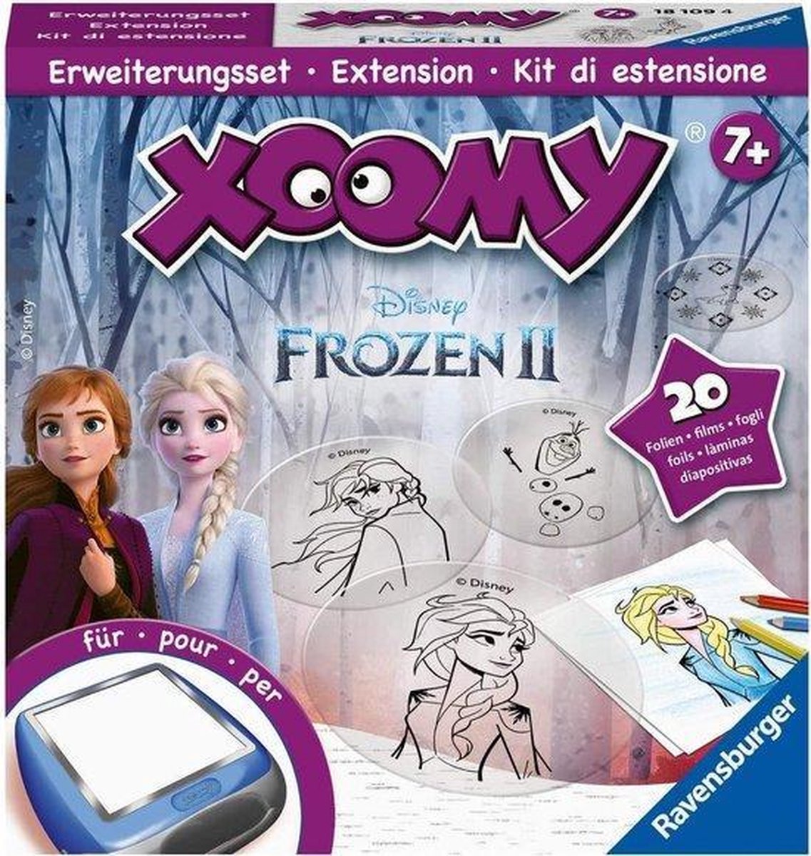 Ravensburger Xoomy Uitbreidingsset Frozen 2 - Disney Tekenset