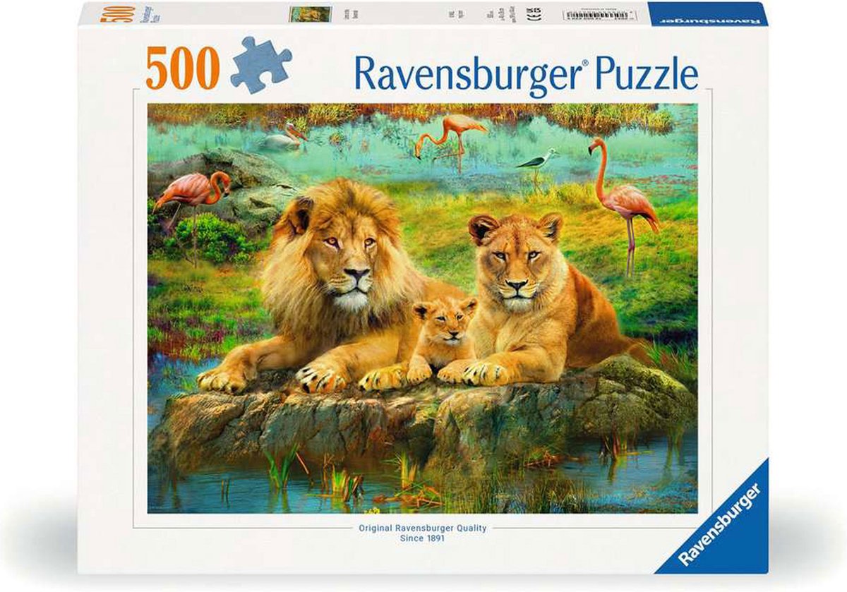   legpuzzel Leeuwen in de savanne, puzzel voor volwassenen, 500 stukjes, 12000220