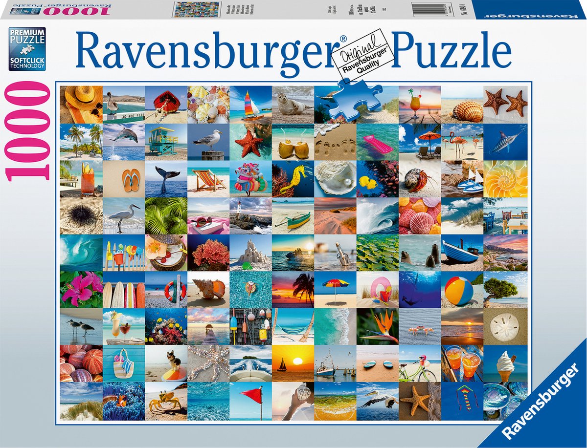   puzzel 99 Momenten aan Zee - Legpuzzel - 1000 stukjes