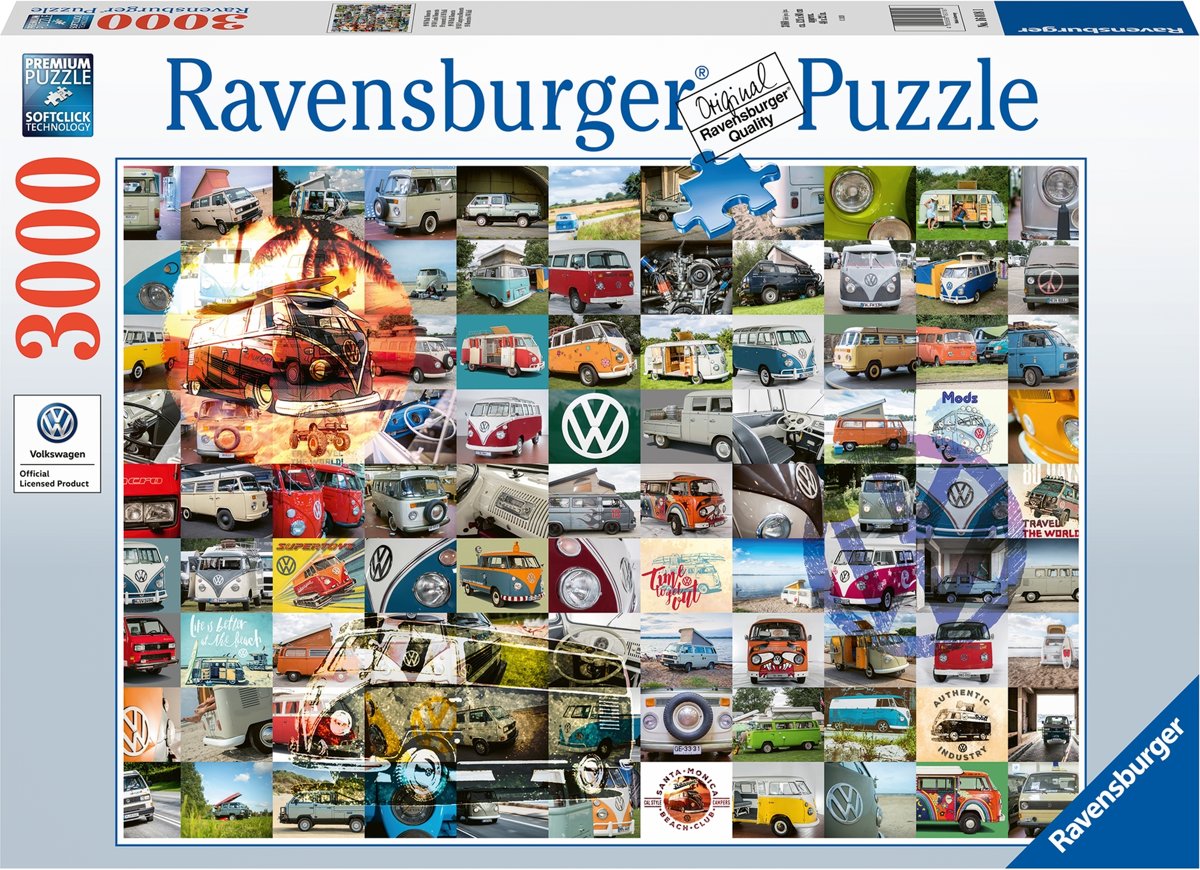   puzzel 99 VW Bulli Moments - legpuzzel - 300 stukjes