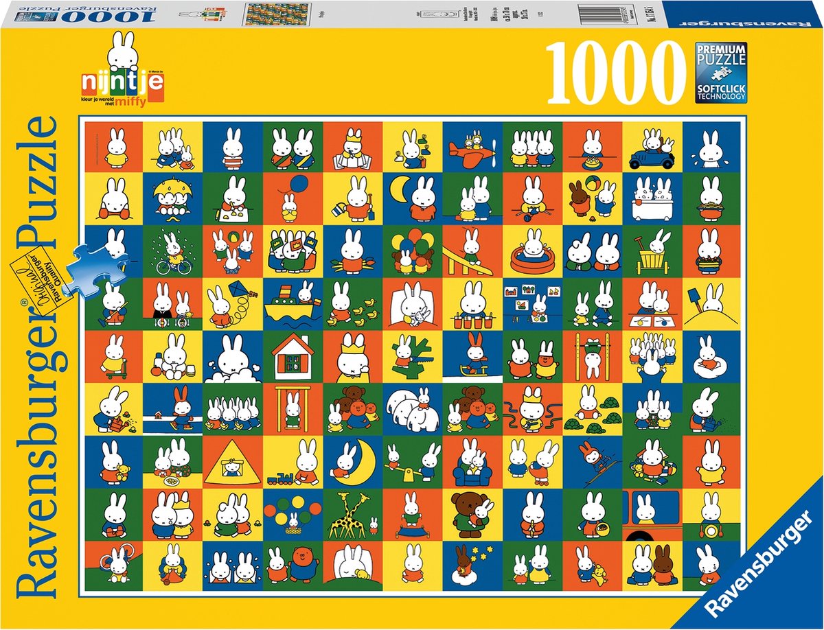   puzzel 99 nijntjes - Legpuzzel - 1000 stukjes