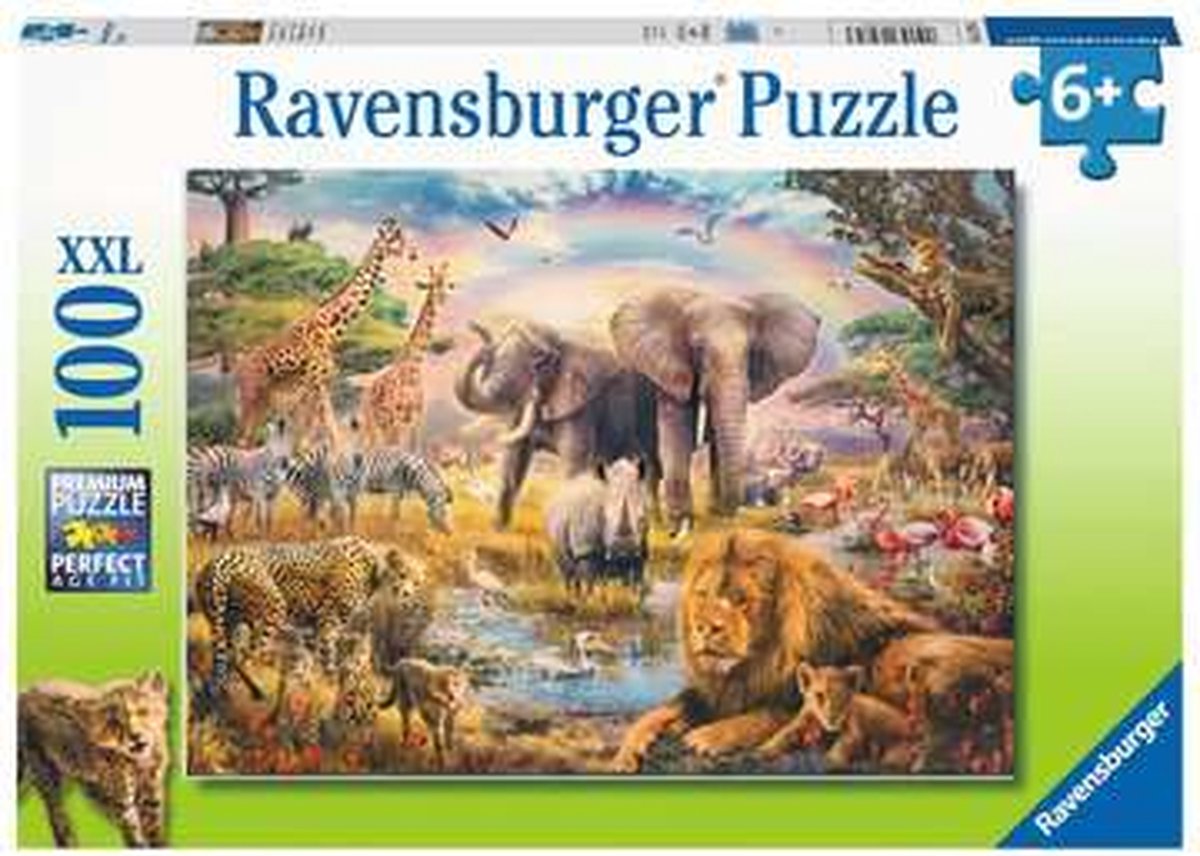   puzzel Afrikaanse Savanne - Legpuzzel - 100XXL stukjes