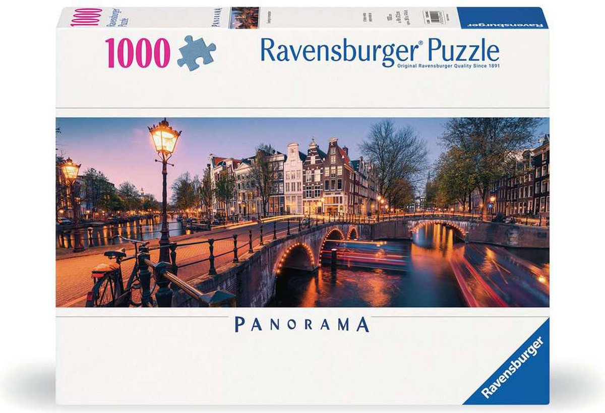   puzzel Amsterdam by Night - legpuzzel 1000 stukjes.