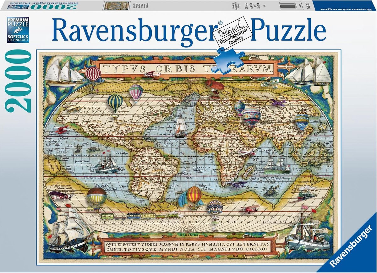   puzzel Around the World - Legpuzzel - 2000 stukjes