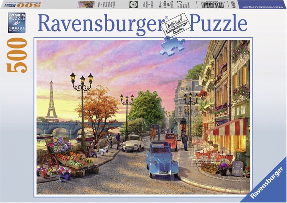   puzzel Avondsfeer in Parijs - Legpuzzel - 500 stukjes