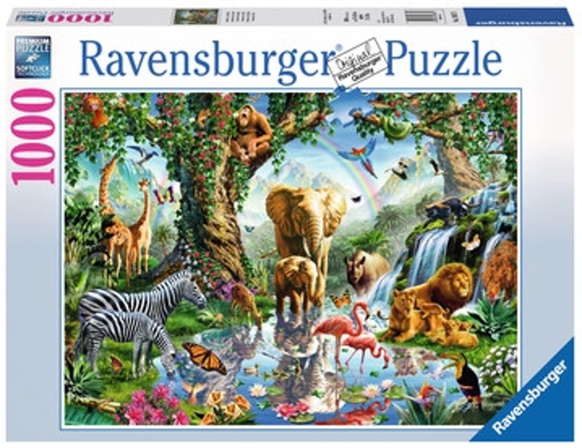   puzzel Avonturen in de jungle - Legpuzzel - 1000 stukjes