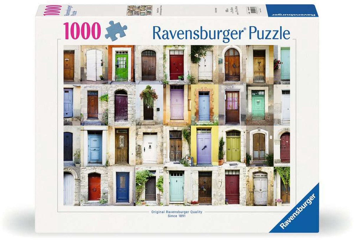   puzzel Beautiful Doors in the Provence - Legpuzzel - 1000 stukjes