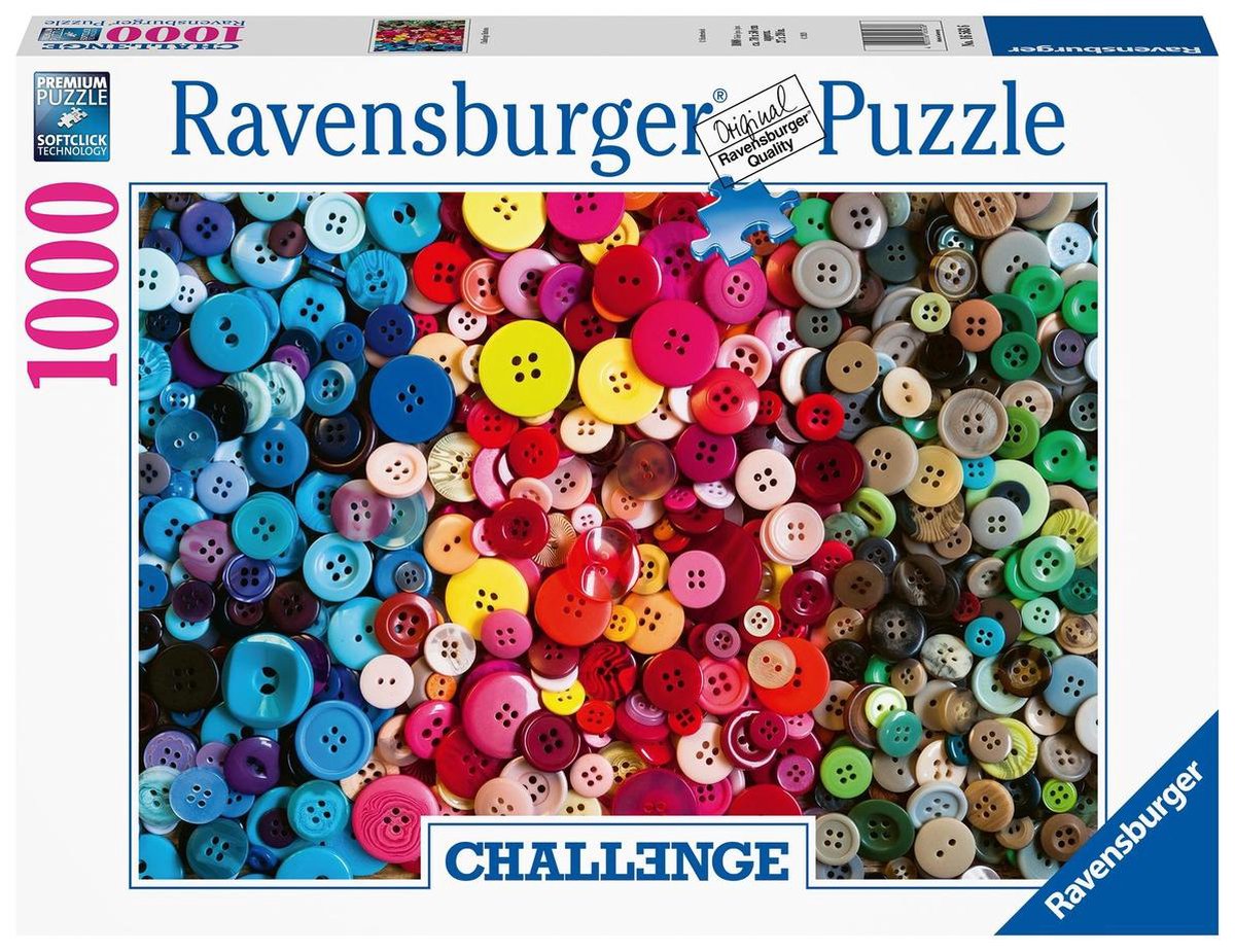   puzzel Challenge Knopen - legpuzzel - 100 stukjes