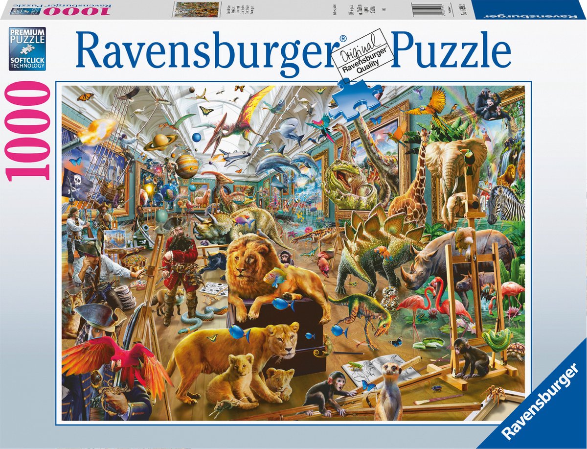  puzzel Chaos in de Galerie - Legpuzzel - 1000 stukjes