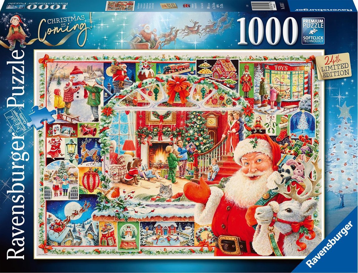   puzzel Christmas is coming - Legpuzzel - 1000 stukjes