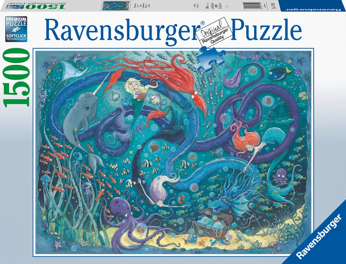 Ravensburger puzzel De Zeemeerminnen - Legpuzzel - 1500 stukjes