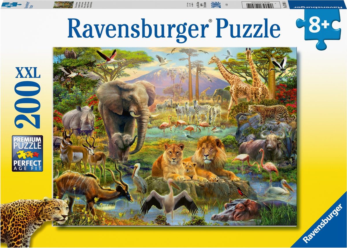   puzzel Dieren van de savanne - legpuzzel - 200 stukjes