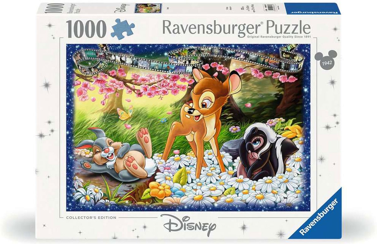   puzzel Disney Bambi - legpuzzel 1000 stukjes collectors edition.