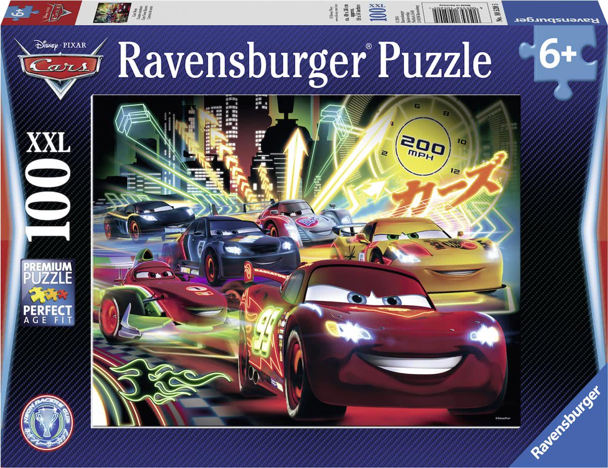   puzzel Disney Cars Neon - Legpuzzel - 100 stukjes