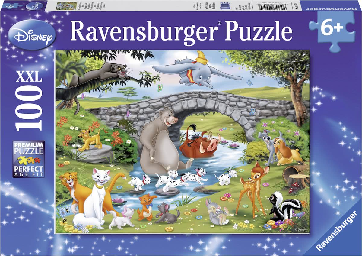   puzzel Disney Familie Animal Friends - Legpuzzel - 100 stukjes