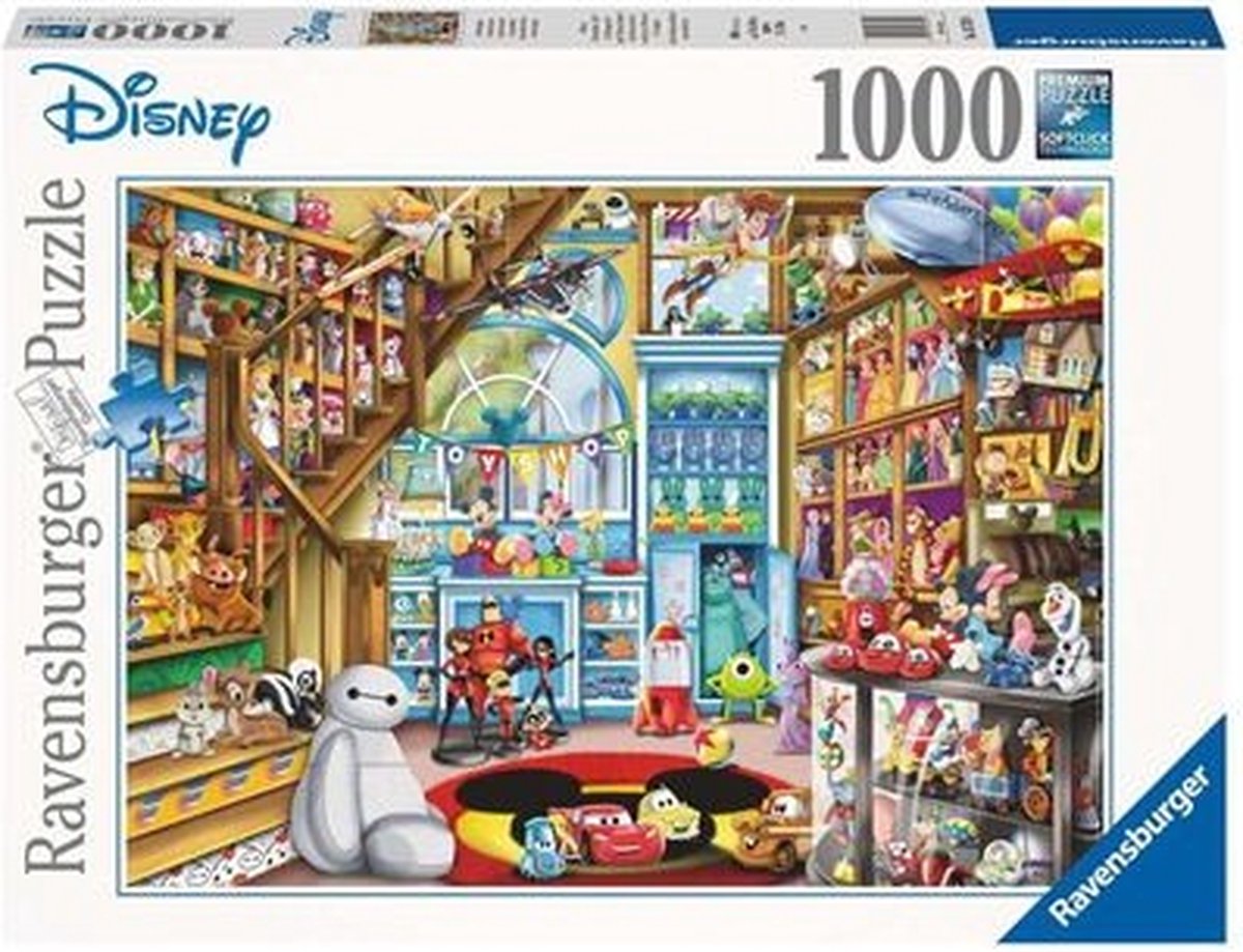   puzzel Disney In de speelgoedwinkel - Legpuzzel - 1000 stukjes