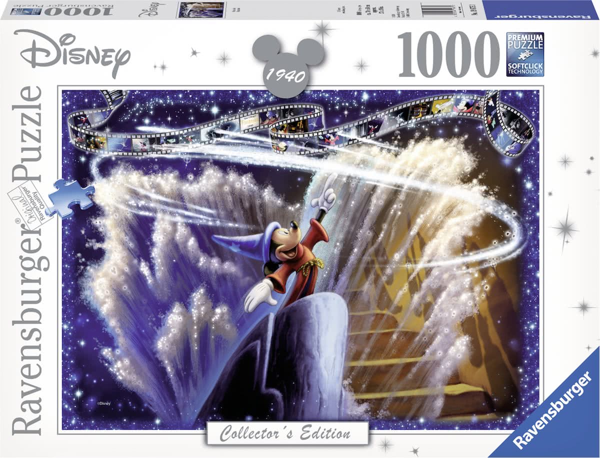   puzzel Disney Mickey Mouse Fantasia - Legpuzzel - 1000 stukjes