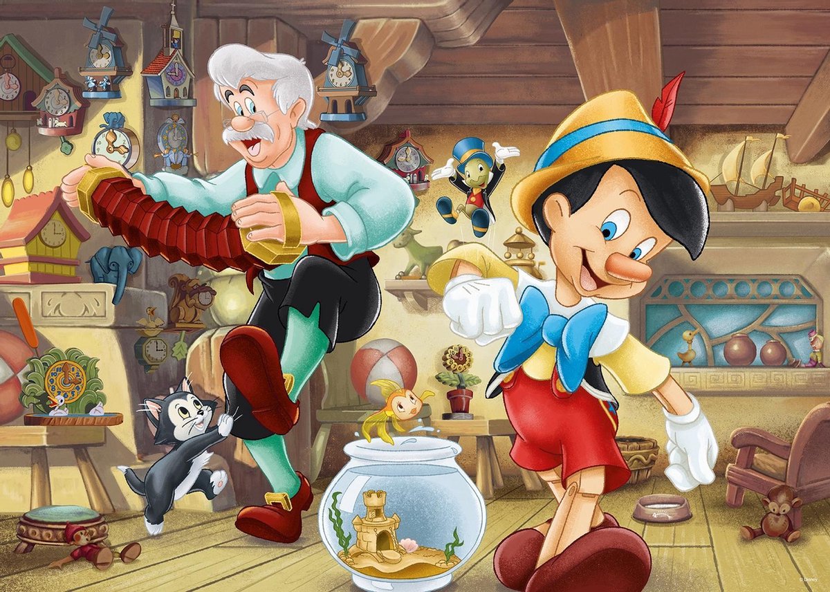   puzzel Disney Pinocchio - legpuzzel - 1000 stukjes