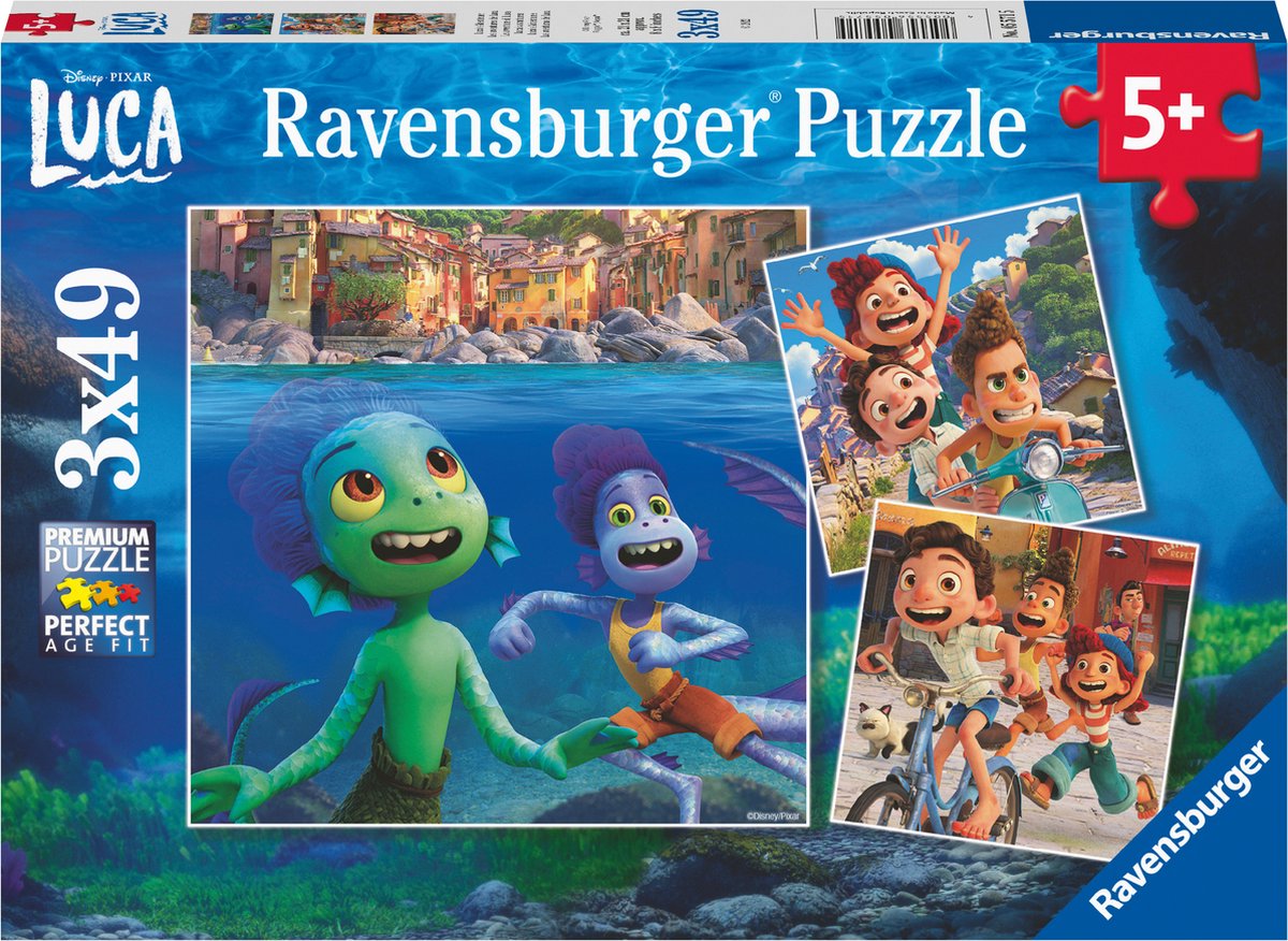   puzzel Disney Pixar Lucas Avonturen - Legpuzzel - 3x49 stukjes