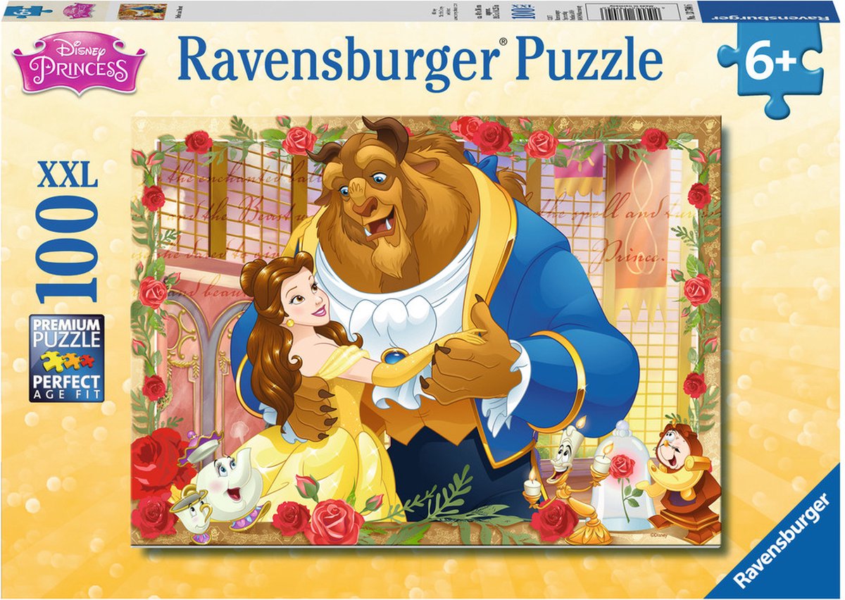   puzzel Disney Princess Belle & Beast - 100XXL stukjes