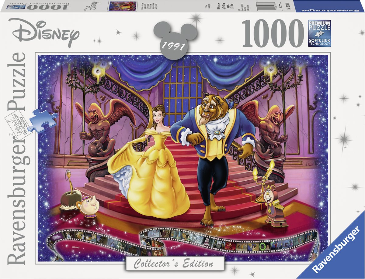   puzzel Disney The Beauty and the Beast - Legpuzzel - 1000 stukjes