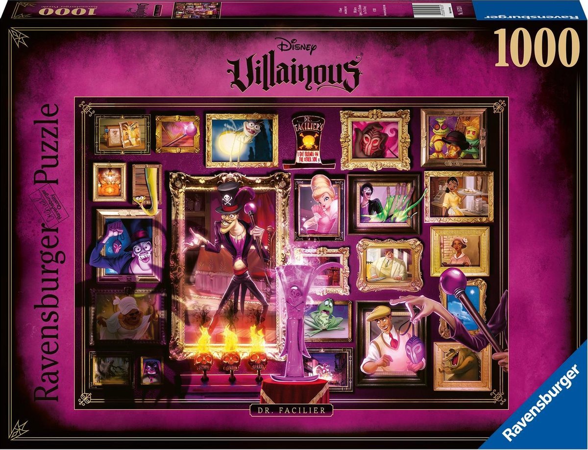   puzzel Disney Villainous: Dr. Facilier - Legpuzzel - 1000 stukjes