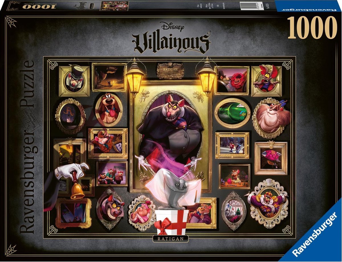   puzzel Disney Villainous: Ratigan - Legpuzzel - 1000 stukjes