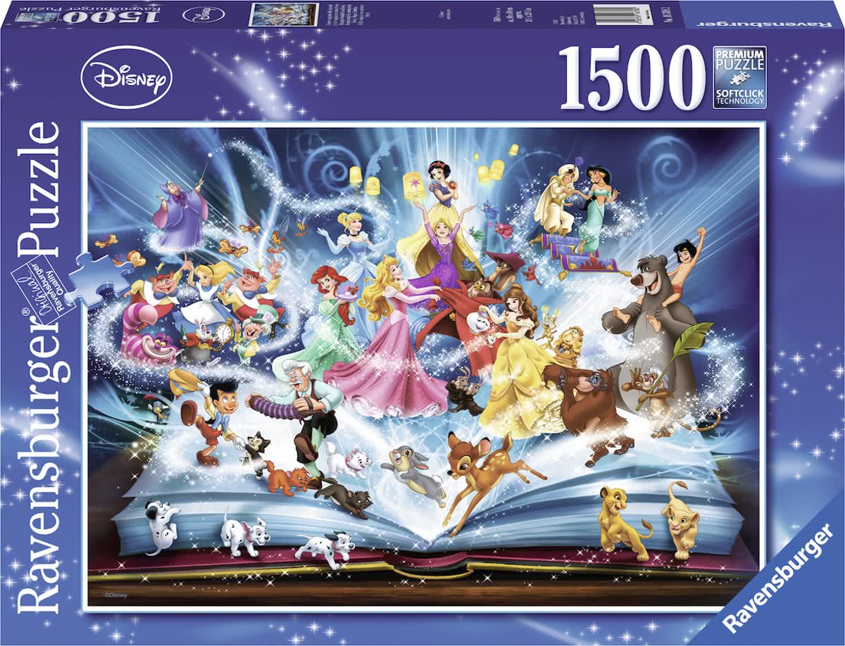   puzzel Disneys magische sprookjesboek - Legpuzzel - 1500 stukjes