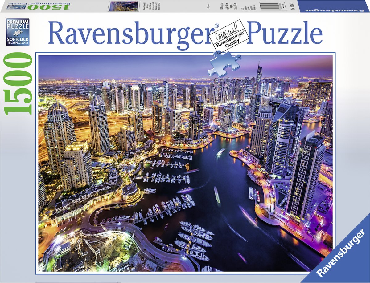   puzzel Dubai aan de Perzische Golf - legpuzzel - 1500 stukjes