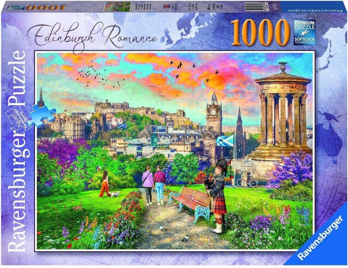   puzzel Edinburgh Romance - Legpuzzel - 1000 stukjes