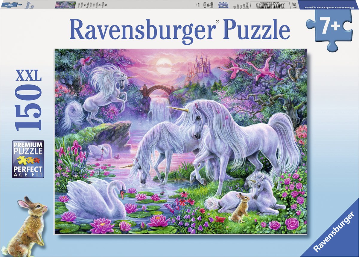   puzzel Eenhoorns in het avondrood - Legpuzzel - 150 stukjes