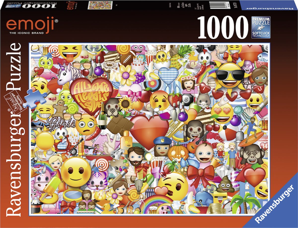   puzzel Emoji - legpuzzel - 1000 stukjes
