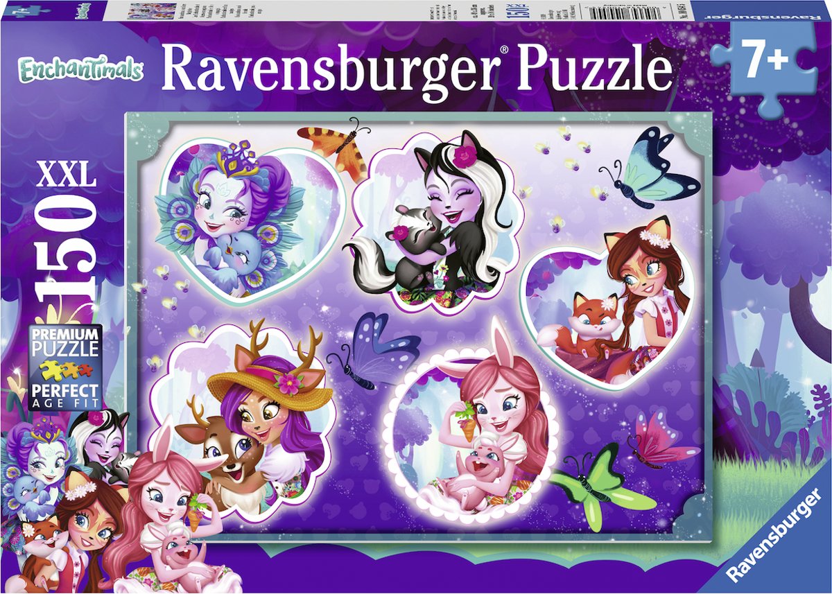   puzzel Enchantimals and friends - legpuzzel - 150 stukjes