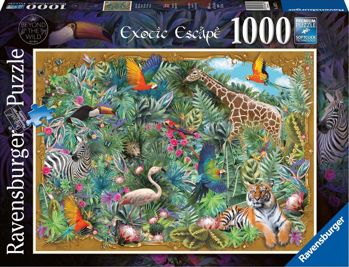   puzzel Exotisch plaatje - Legpuzzel - 1000 stukjes