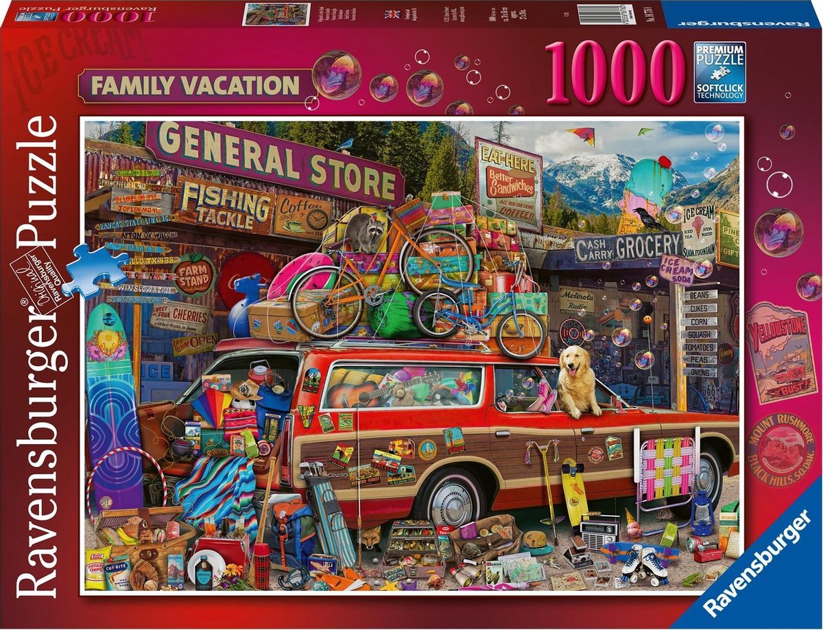   puzzel Familievakantie - Legpuzzel - 1000 stukjes