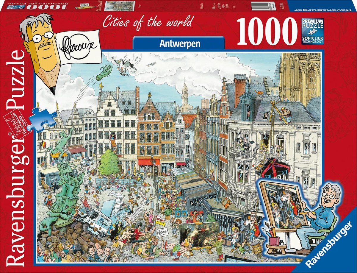   puzzel Fleroux Antwerpen- legpuzzel - 1000 stukjes