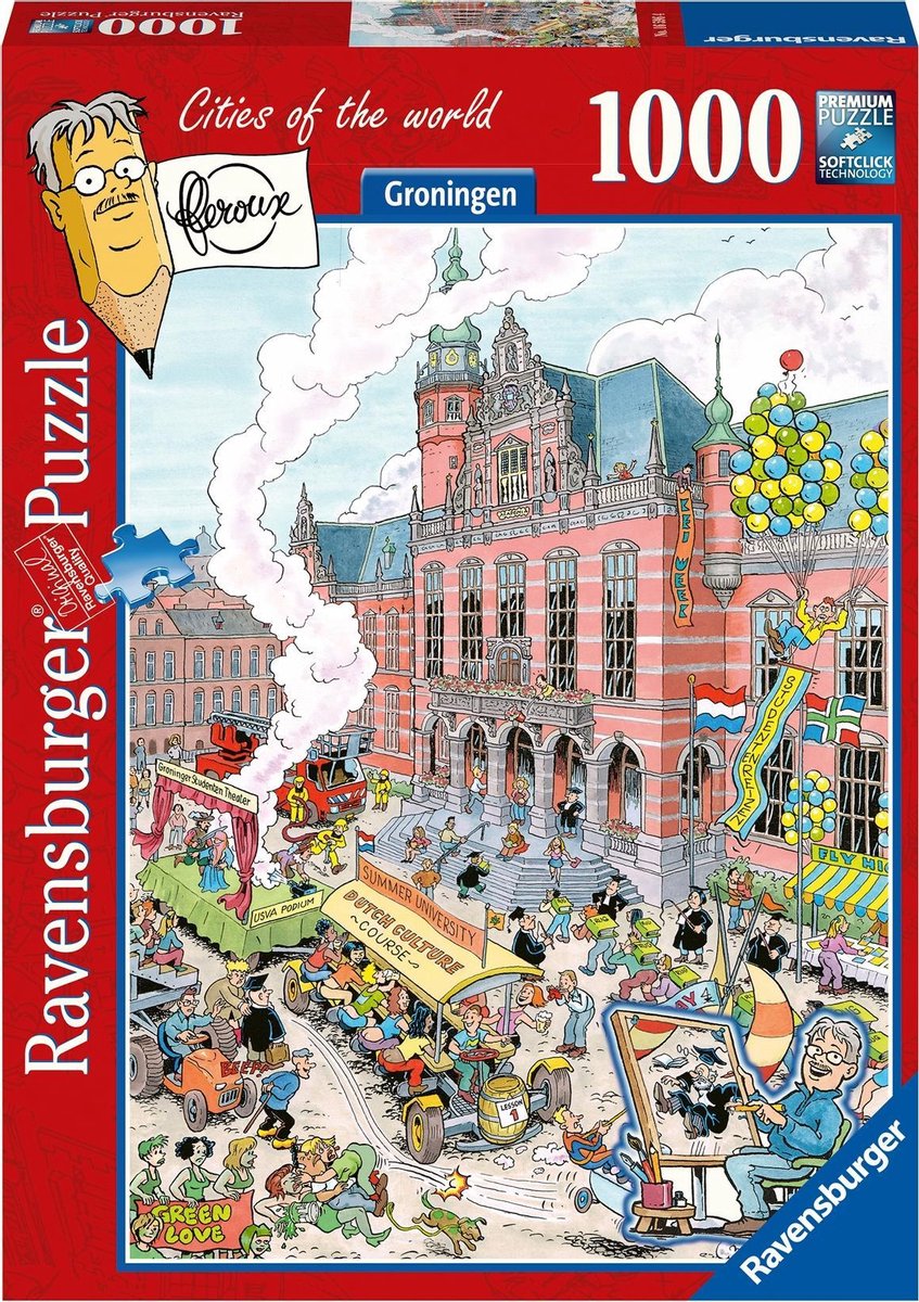   puzzel Fleroux Groningen - Legpuzzel - 1000 stukjes Fleroux