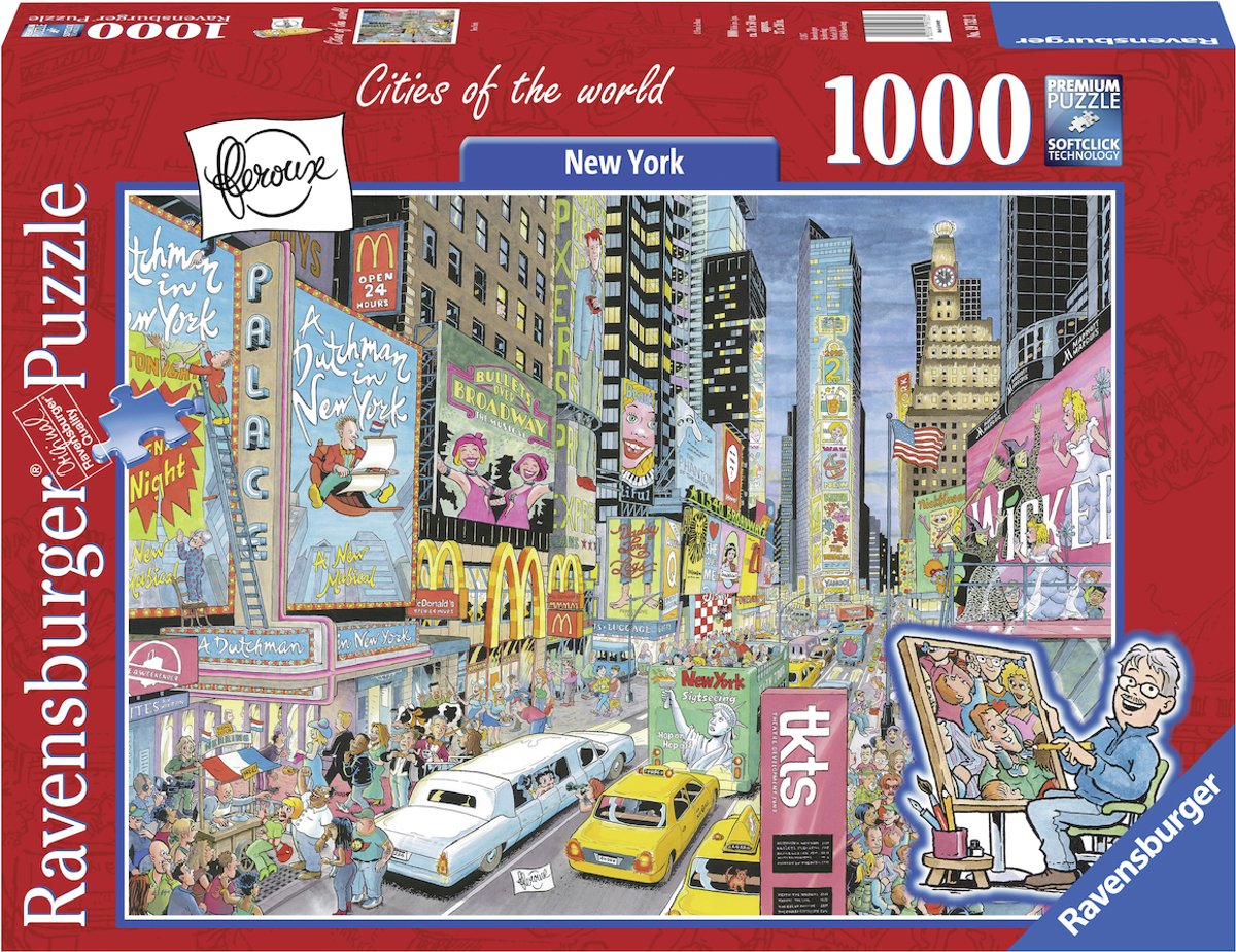   puzzel Fleroux New York - Legpuzzel - 1000 stukjes