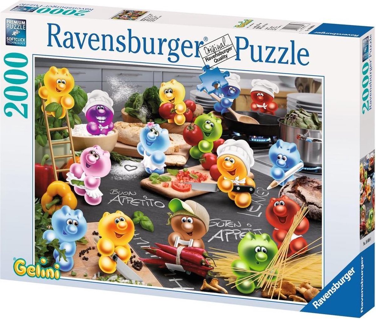 Ravensburger puzzel Gelini Passionate Cooks - Legpuzzel - 2000 stukjes