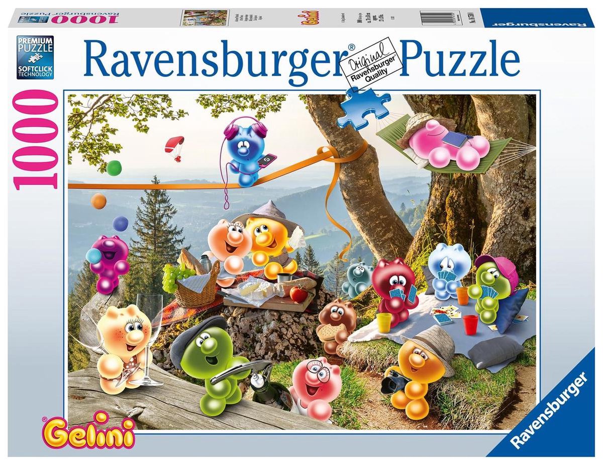   puzzel Gelini Picknick - legpuzzel - 1000 stukjes