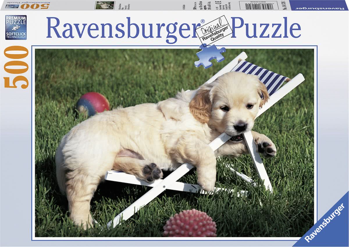   puzzel Golden Retriever - Legpuzzel - 500 stukjes