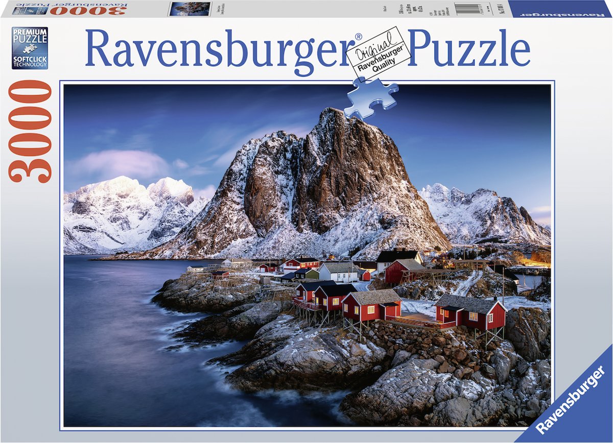   puzzel Hamnoy, Lofoten - legpuzzel - 3000 stukjes