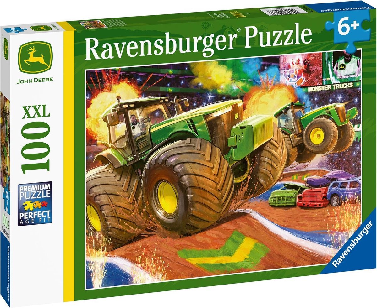 Ravensburger puzzel John Deere big wheels - legpuzzel - 100 stukjes