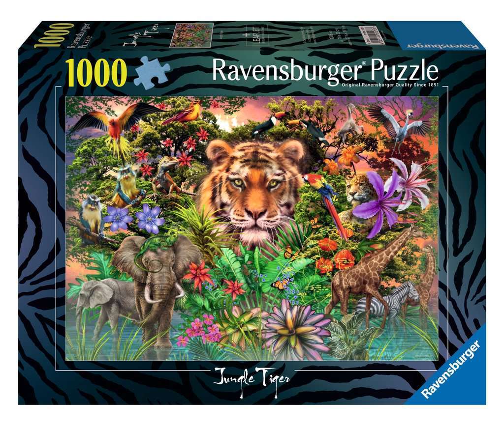   puzzel Jungle Tiger 1000 stukjes