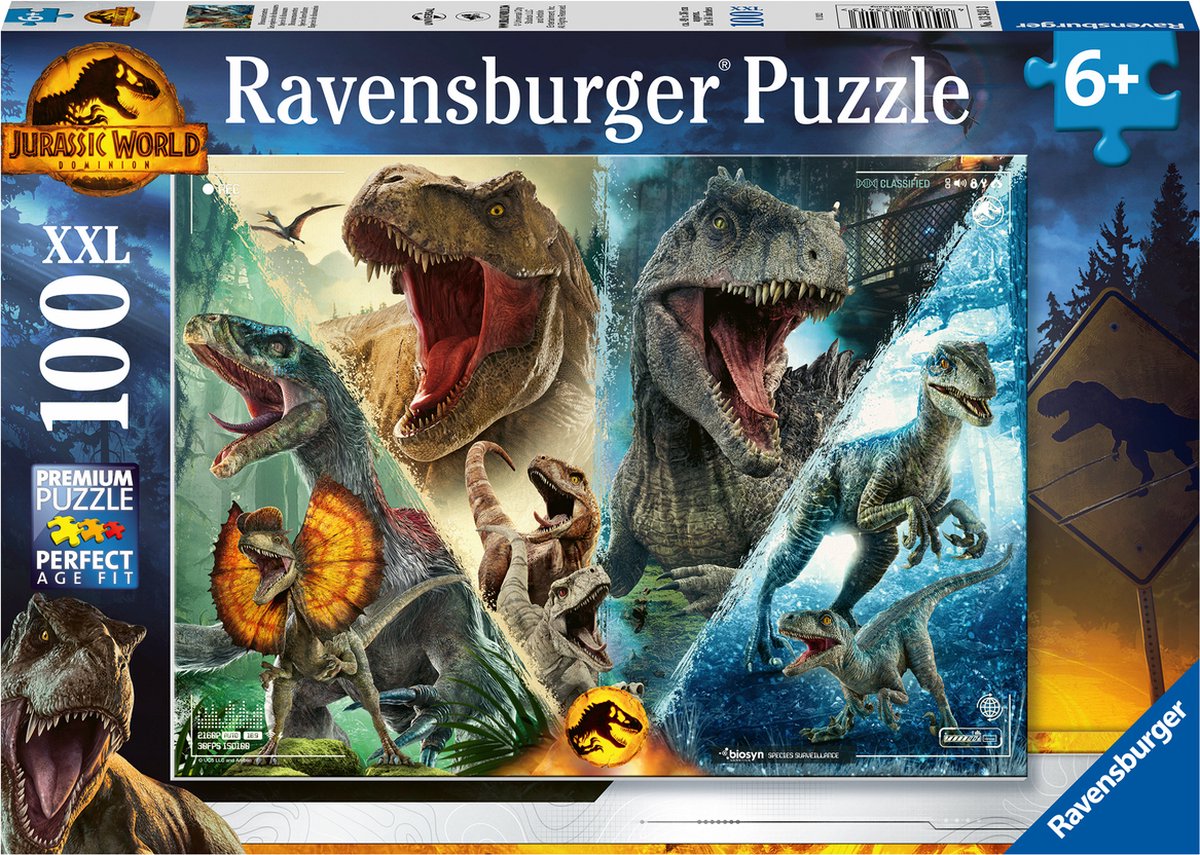   puzzel Jurassic world Dominion - Legpuzzel - 100 XXL stukjes